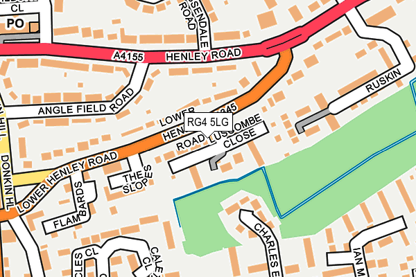 RG4 5LG map - OS OpenMap – Local (Ordnance Survey)