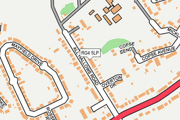 RG4 5LP map - OS OpenMap – Local (Ordnance Survey)