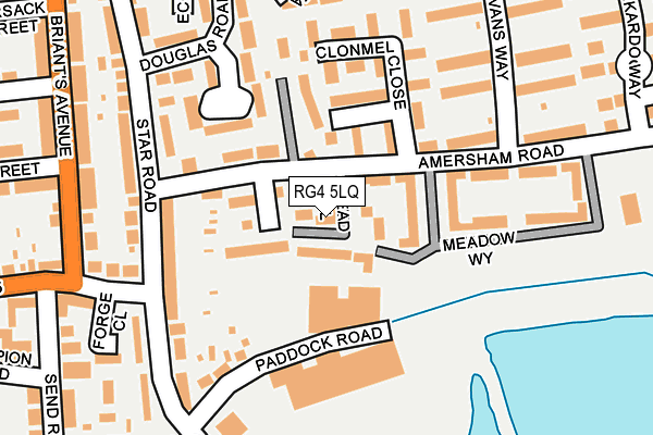 RG4 5LQ map - OS OpenMap – Local (Ordnance Survey)