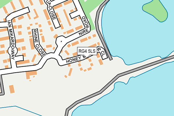 RG4 5LS map - OS OpenMap – Local (Ordnance Survey)