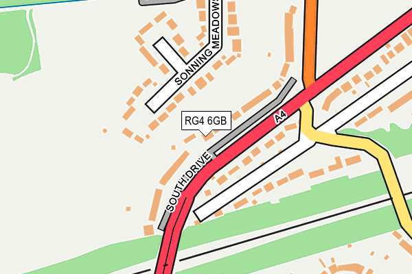 RG4 6GB map - OS OpenMap – Local (Ordnance Survey)