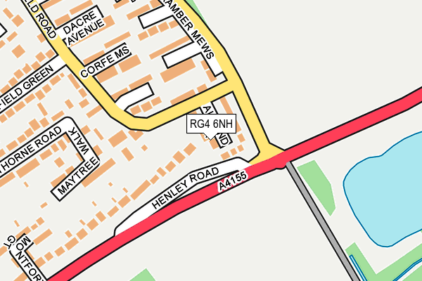 RG4 6NH map - OS OpenMap – Local (Ordnance Survey)