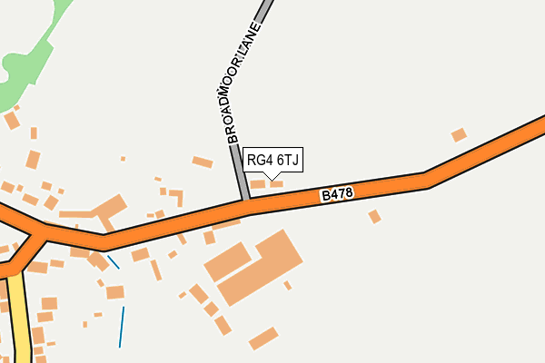 RG4 6TJ map - OS OpenMap – Local (Ordnance Survey)