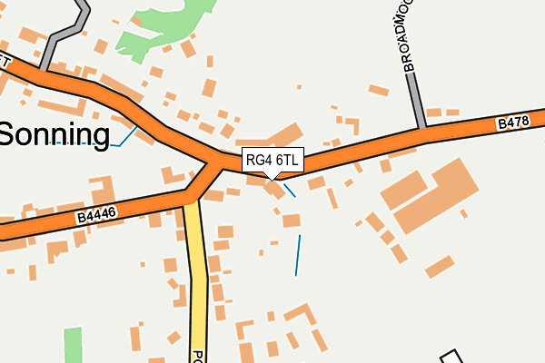 RG4 6TL map - OS OpenMap – Local (Ordnance Survey)
