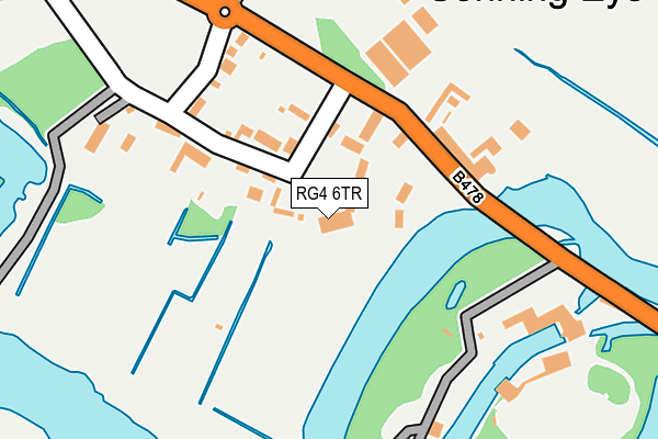 RG4 6TR map - OS OpenMap – Local (Ordnance Survey)