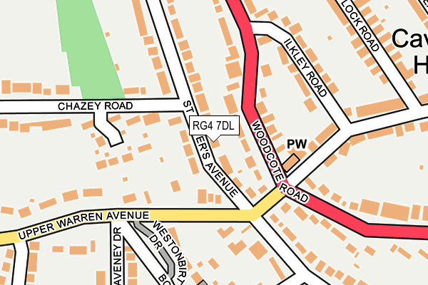 RG4 7DL map - OS OpenMap – Local (Ordnance Survey)