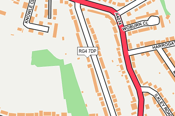 RG4 7DP map - OS OpenMap – Local (Ordnance Survey)