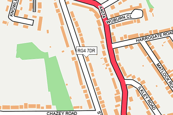 RG4 7DR map - OS OpenMap – Local (Ordnance Survey)