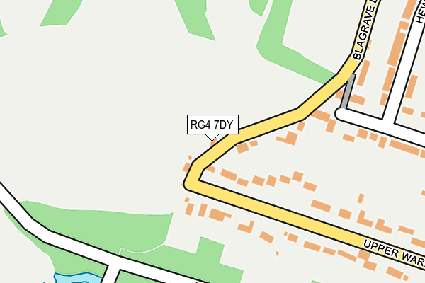RG4 7DY map - OS OpenMap – Local (Ordnance Survey)