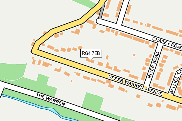 RG4 7EB map - OS OpenMap – Local (Ordnance Survey)