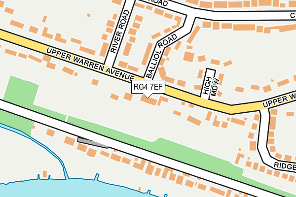 RG4 7EF map - OS OpenMap – Local (Ordnance Survey)