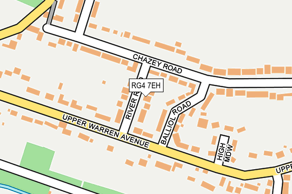 RG4 7EH map - OS OpenMap – Local (Ordnance Survey)