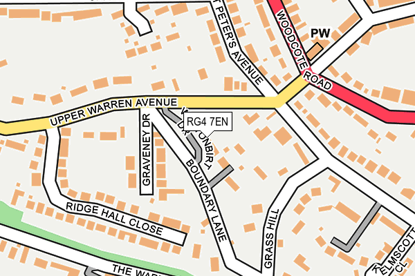 RG4 7EN map - OS OpenMap – Local (Ordnance Survey)