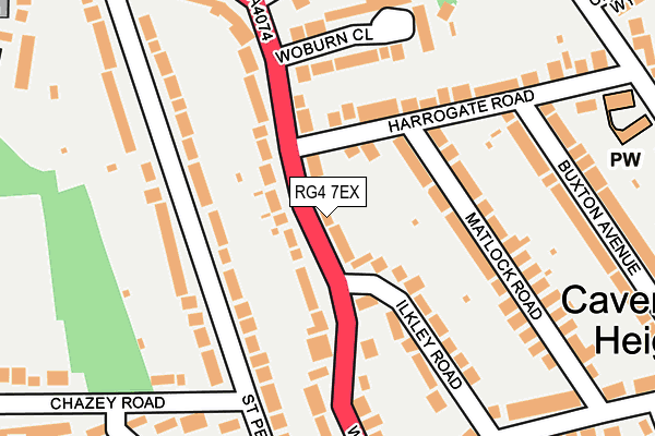 RG4 7EX map - OS OpenMap – Local (Ordnance Survey)