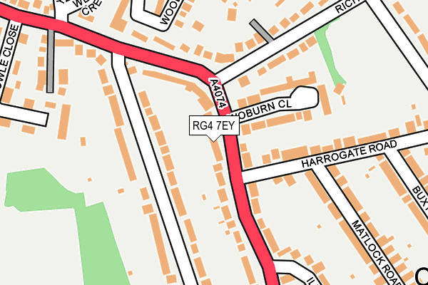 RG4 7EY map - OS OpenMap – Local (Ordnance Survey)