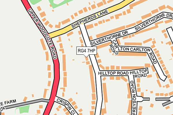 RG4 7HP map - OS OpenMap – Local (Ordnance Survey)
