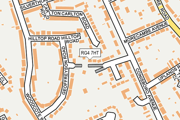 RG4 7HT map - OS OpenMap – Local (Ordnance Survey)