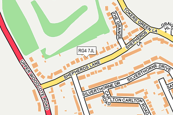 RG4 7JL map - OS OpenMap – Local (Ordnance Survey)