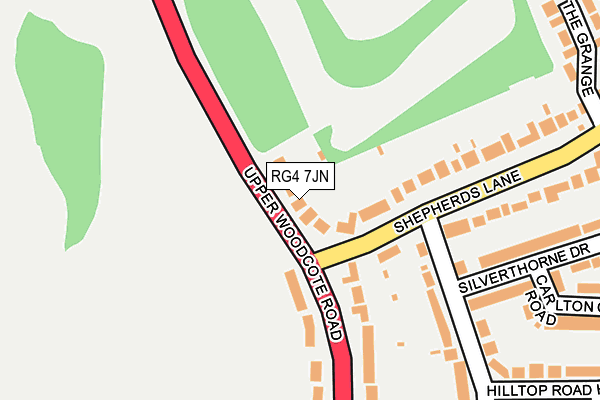 RG4 7JN map - OS OpenMap – Local (Ordnance Survey)