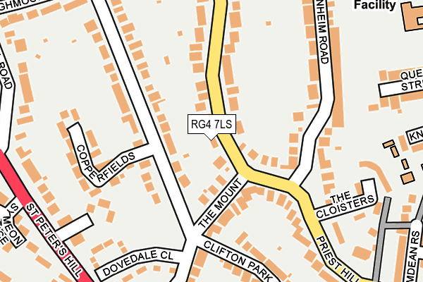 RG4 7LS map - OS OpenMap – Local (Ordnance Survey)