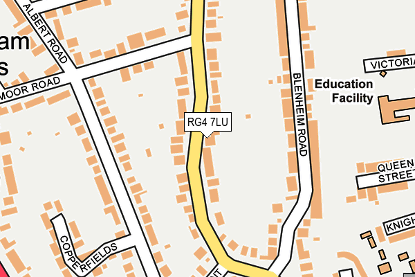 RG4 7LU map - OS OpenMap – Local (Ordnance Survey)