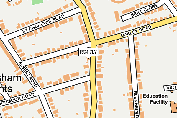 RG4 7LY map - OS OpenMap – Local (Ordnance Survey)