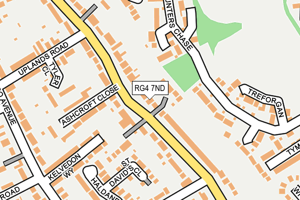 RG4 7ND map - OS OpenMap – Local (Ordnance Survey)