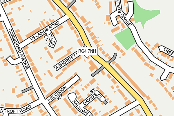 RG4 7NH map - OS OpenMap – Local (Ordnance Survey)