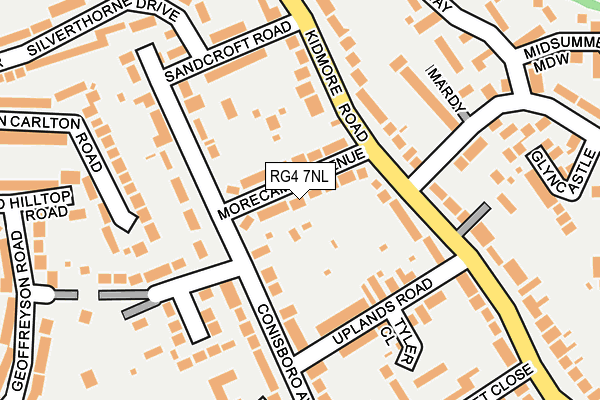 Map of ROSA TECH LTD at local scale