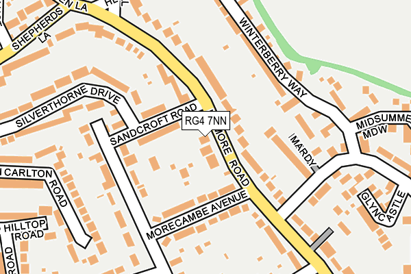 RG4 7NN map - OS OpenMap – Local (Ordnance Survey)