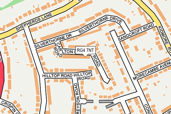 RG4 7NT map - OS OpenMap – Local (Ordnance Survey)