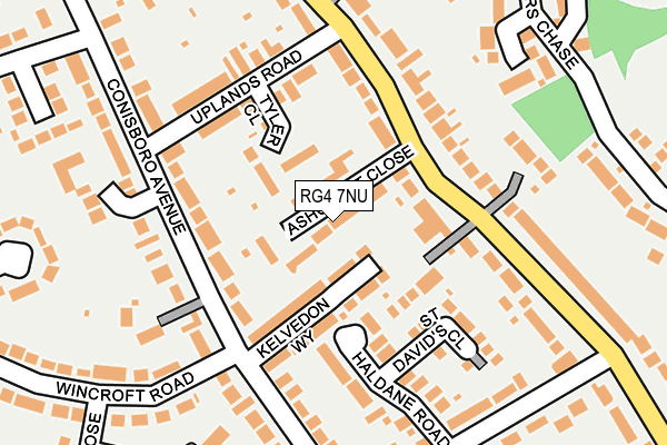 RG4 7NU map - OS OpenMap – Local (Ordnance Survey)
