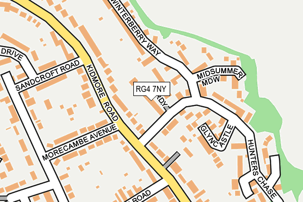 RG4 7NY map - OS OpenMap – Local (Ordnance Survey)