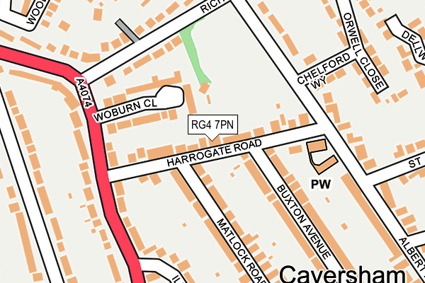 RG4 7PN map - OS OpenMap – Local (Ordnance Survey)