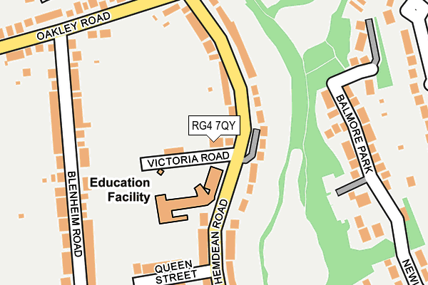 RG4 7QY map - OS OpenMap – Local (Ordnance Survey)