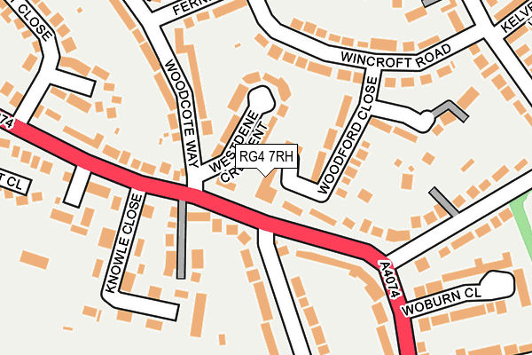 RG4 7RH map - OS OpenMap – Local (Ordnance Survey)