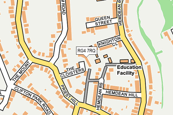 RG4 7RQ map - OS OpenMap – Local (Ordnance Survey)