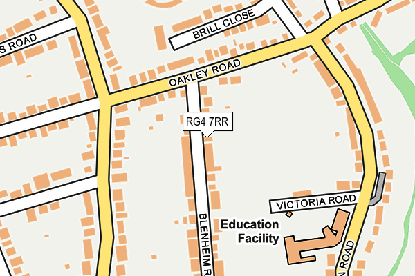RG4 7RR map - OS OpenMap – Local (Ordnance Survey)