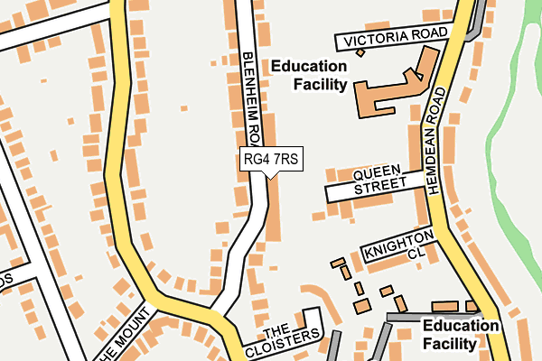 RG4 7RS map - OS OpenMap – Local (Ordnance Survey)