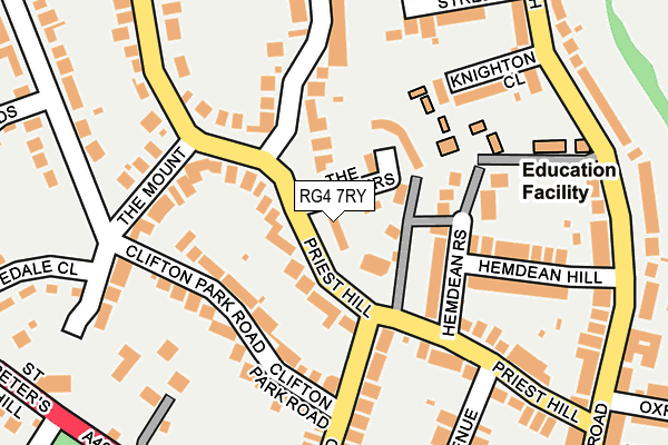RG4 7RY map - OS OpenMap – Local (Ordnance Survey)