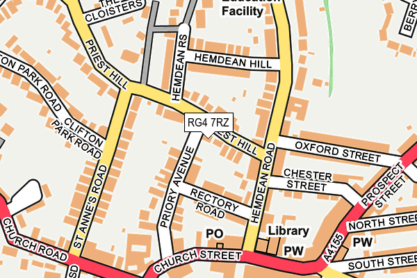 RG4 7RZ map - OS OpenMap – Local (Ordnance Survey)