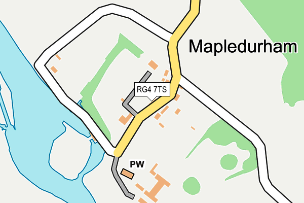 RG4 7TS map - OS OpenMap – Local (Ordnance Survey)