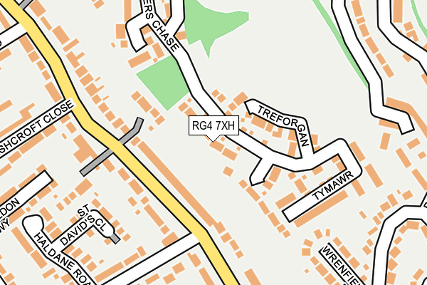 RG4 7XH map - OS OpenMap – Local (Ordnance Survey)
