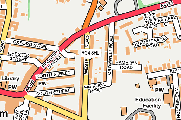 RG4 8HL map - OS OpenMap – Local (Ordnance Survey)