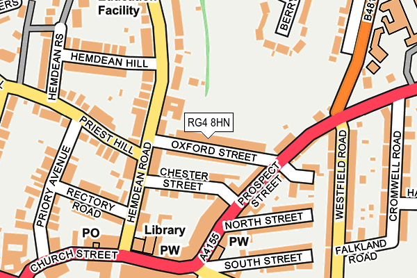 RG4 8HN map - OS OpenMap – Local (Ordnance Survey)
