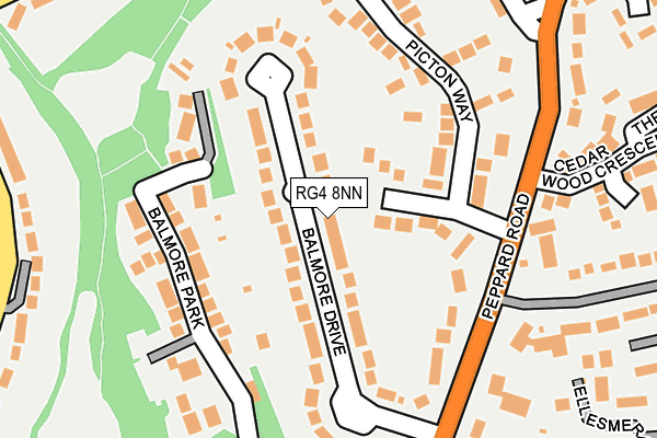 RG4 8NN map - OS OpenMap – Local (Ordnance Survey)