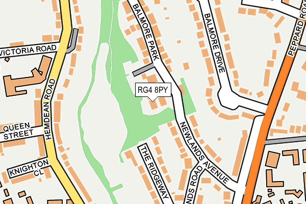 RG4 8PY map - OS OpenMap – Local (Ordnance Survey)