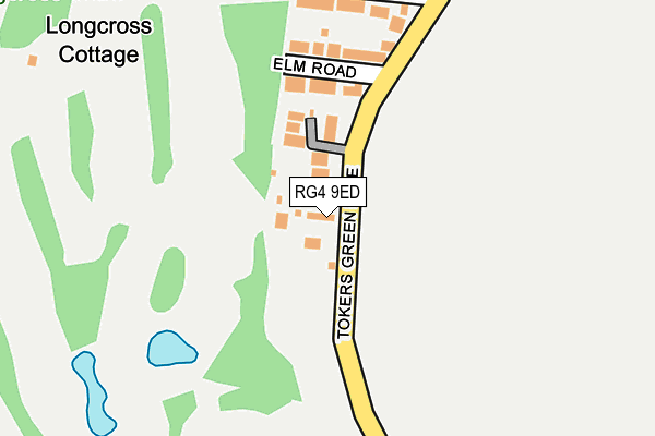 RG4 9ED map - OS OpenMap – Local (Ordnance Survey)