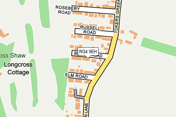 RG4 9EH map - OS OpenMap – Local (Ordnance Survey)