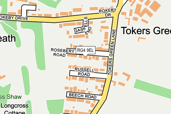RG4 9EL map - OS OpenMap – Local (Ordnance Survey)